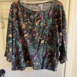 Dedicated Brand Tropical Bird Print Women's Blouse